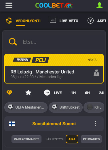 Coolbet vedonlyönti arvostelu pelaa.online