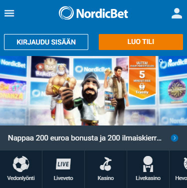 NordicBet vedonlyönti arvostrelu pelaa.online