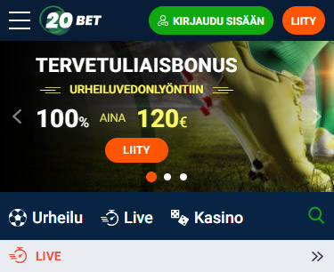 20Bet Vedonlyönti arvostrelu pelaa.online