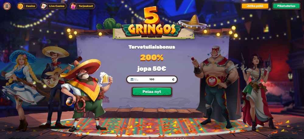 5 Gringos Casino