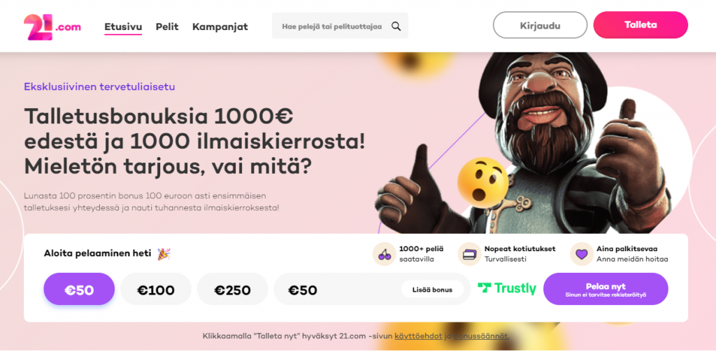21.comin tervetuliaistarjous