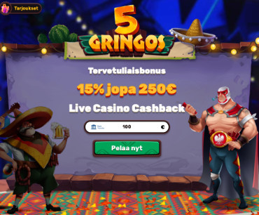 5gringos kasino arvostelu pelaa.online