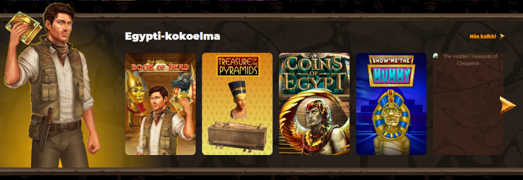 Amunra Casinon teemapelit