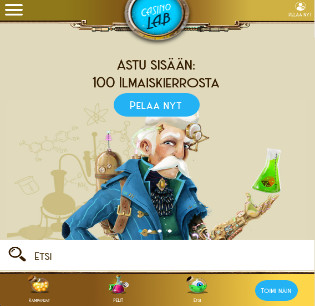 casinolab kasino arvostelu pelaa.online