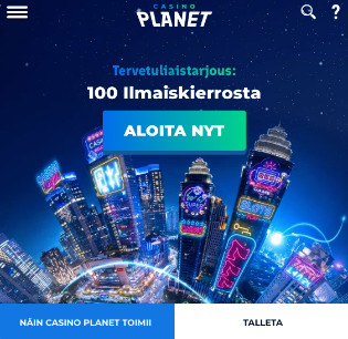 casinoplanet kasino arvostelu pelaa.online