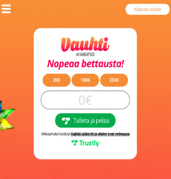 vauhti kasino arvostelu pelaa.online